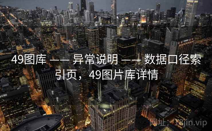 49图库 —— 异常说明 —— 数据口径索引页，49图片库详情